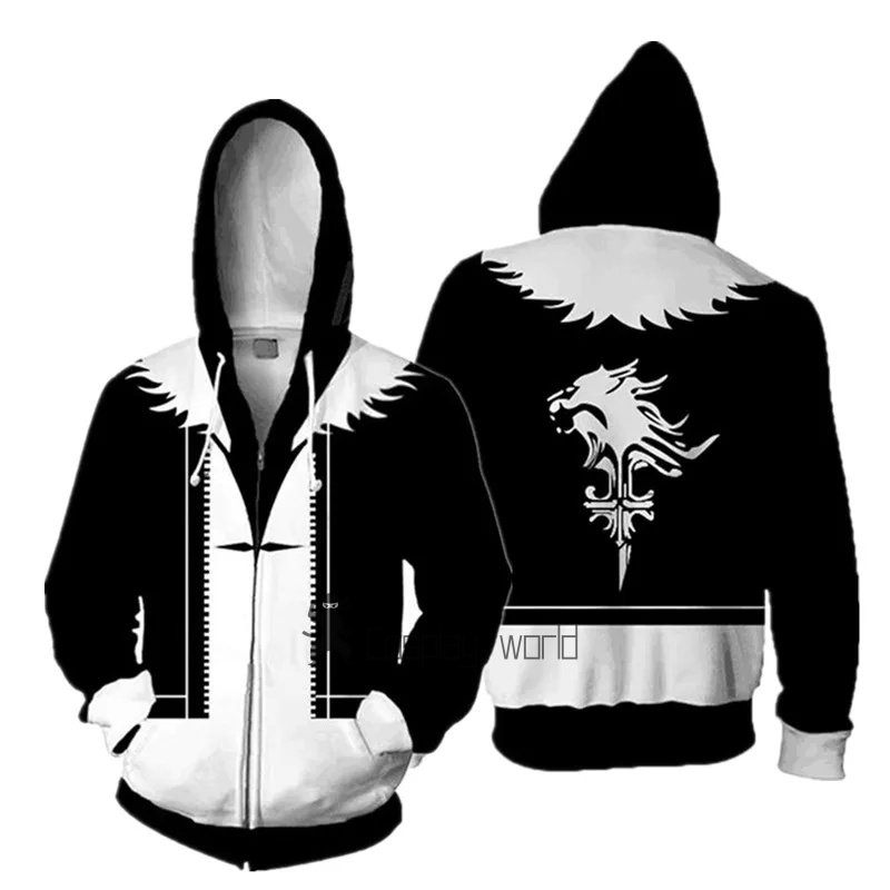 Anime Cosplay Dresses - Final Fantasy-Sudadera con capucha para hombre,