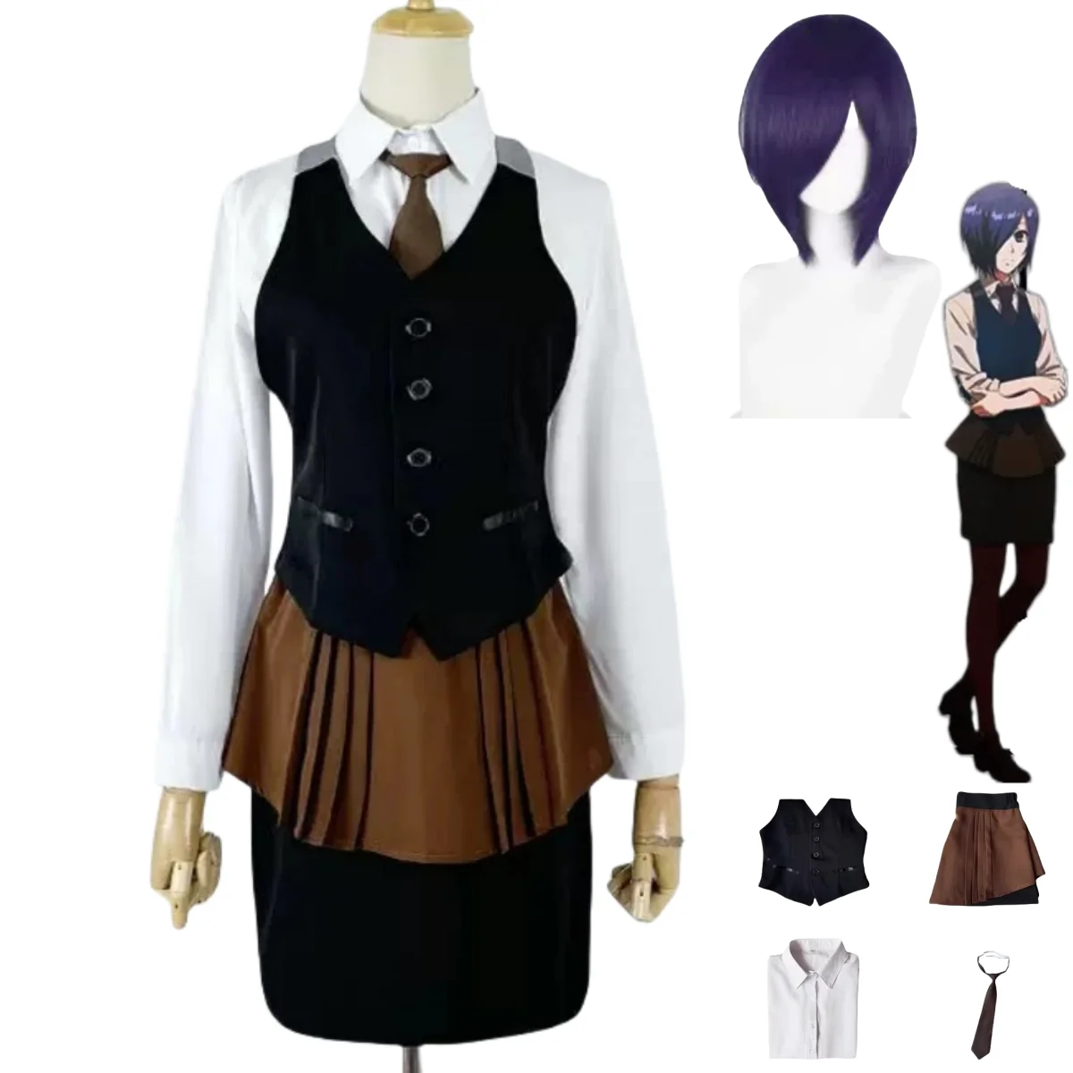 Anime Cosplay Tokyo Ghoul - Disfraz de Cosplay de Anime Tokyo
