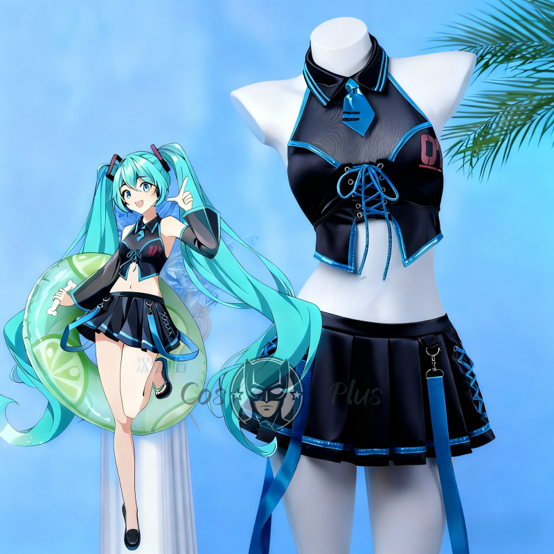 Anime Cosplay Miku - Juego de Anime Miku Seaxy, disfraz