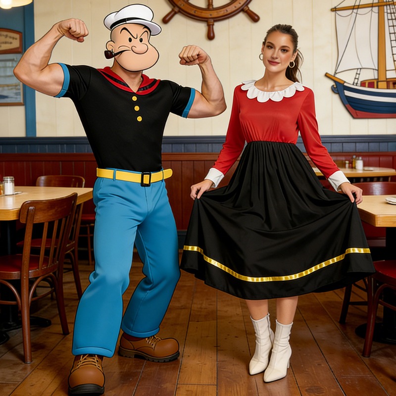 Anime Cosplay Couple - Nuevo Disfraz de Carnaval para Parejas,