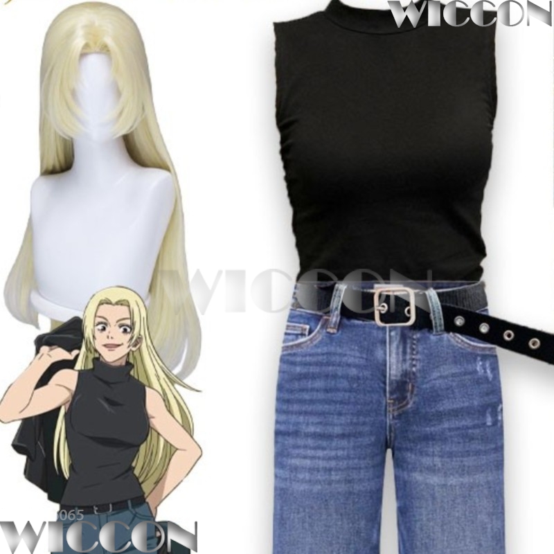 Cosplay Anime Yuki - Peluca de Cosplay de Juujutsu Kaisen