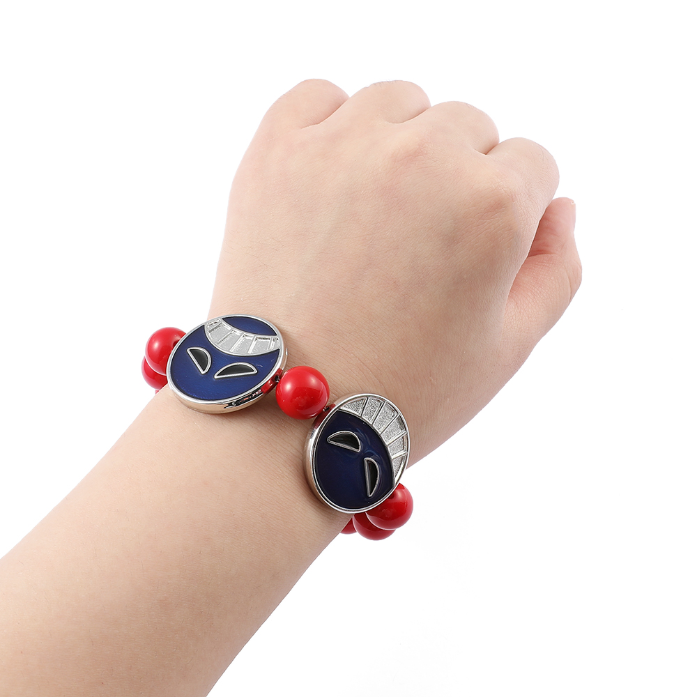 Collar de pulsera con cara de  - Anime Cosplay Website reseña y precio