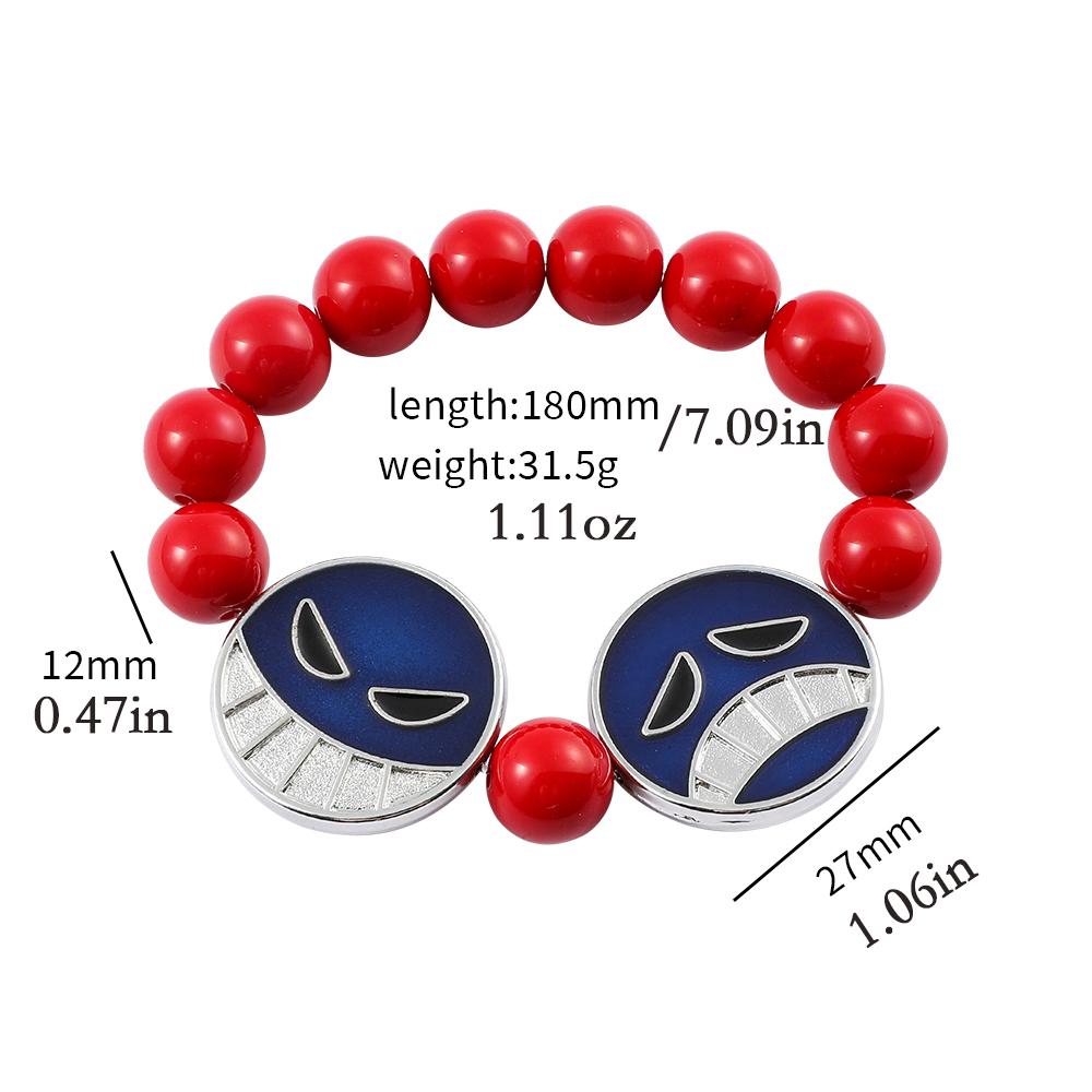 Collar de pulsera con cara de  - Anime Cosplay Website reseña y precio