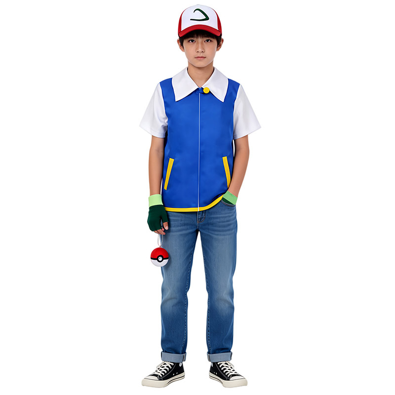 Disfraz de Ash Ketchum para Ni - Anime Cosplay Kid reseña y precio