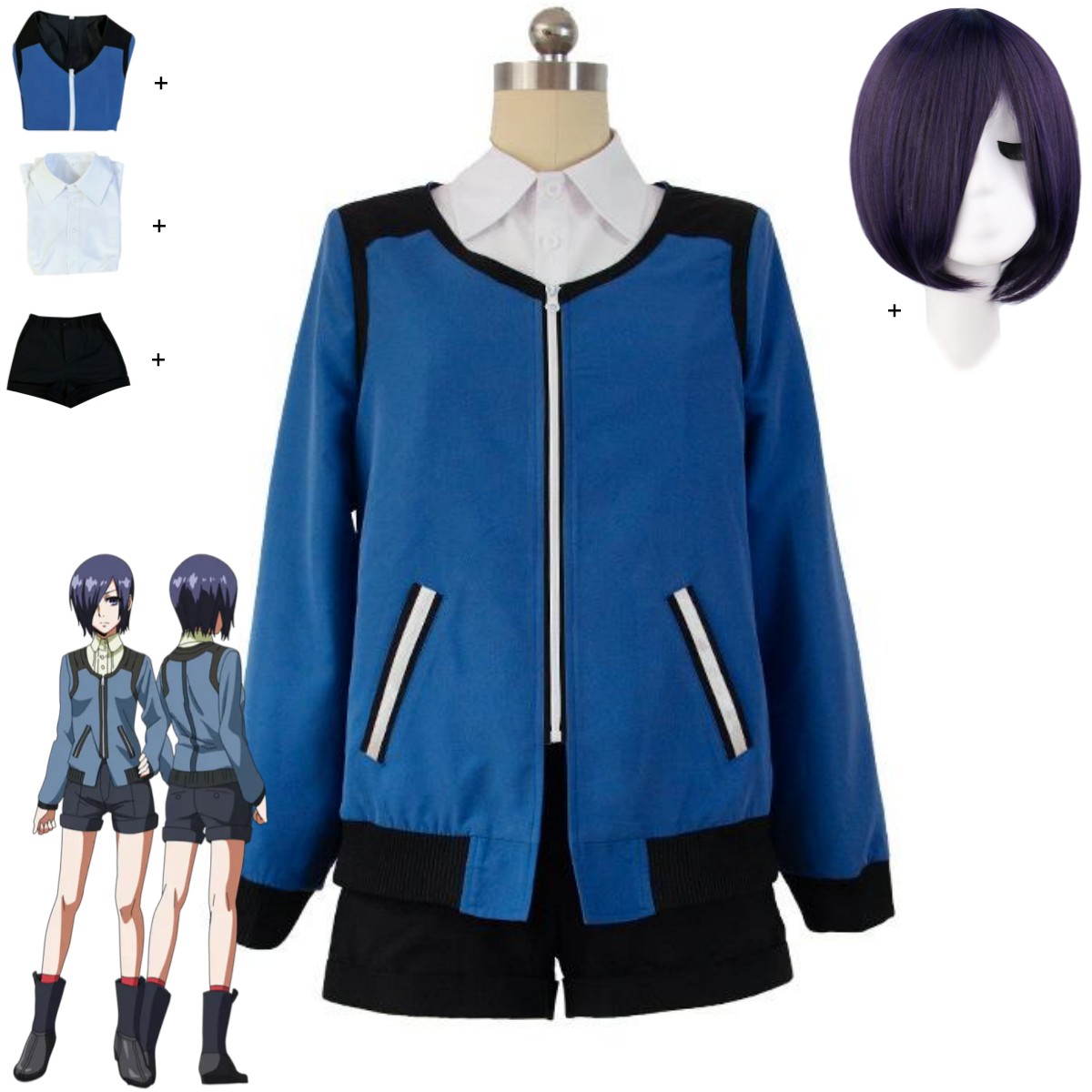 Disfraz de Anime Tokyo Ghoul T - Anime Cosplay Tokyo Ghoul reseña y precio