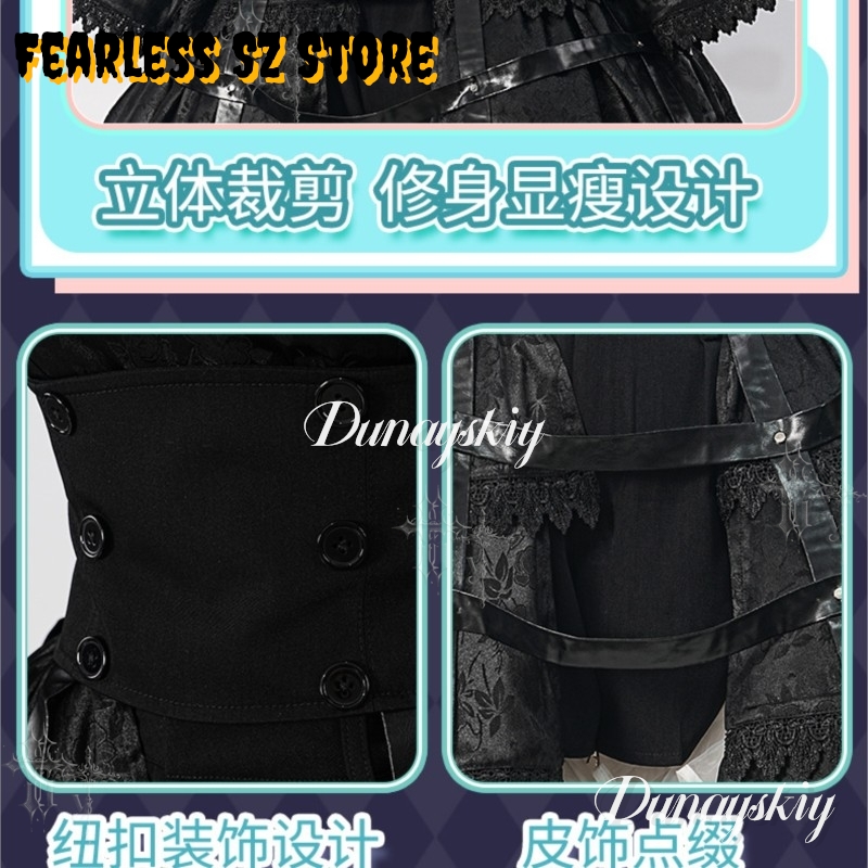 Vestido Gótico para Niña, Disf - Anime Cosplay Japanese Girl reseña y precio