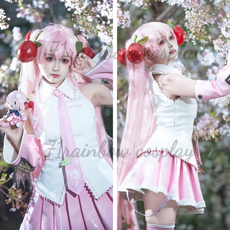 Disfraces de Sakura Mikuu, uni - Anime Cosplay Miku reseña y precio