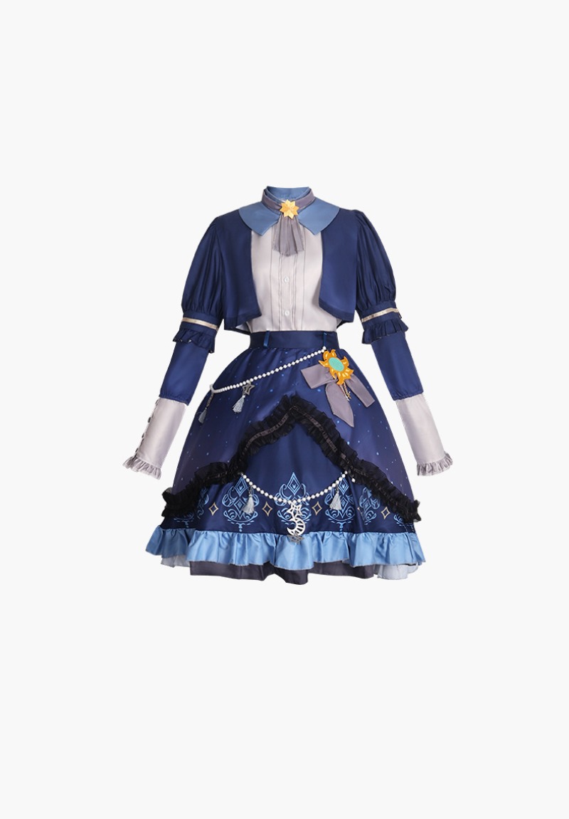 2025 PJSK vestido colorido de  - Anime Cosplay Dresses reseña y precio