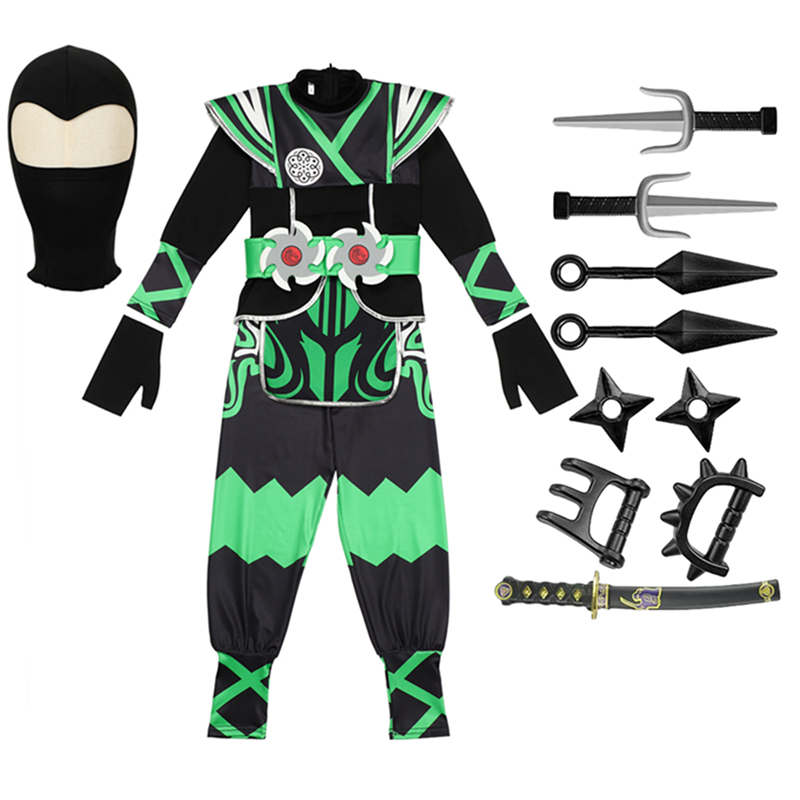 Conjunto de disfraz de ninja j - Anime Cosplay Kid reseña y precio