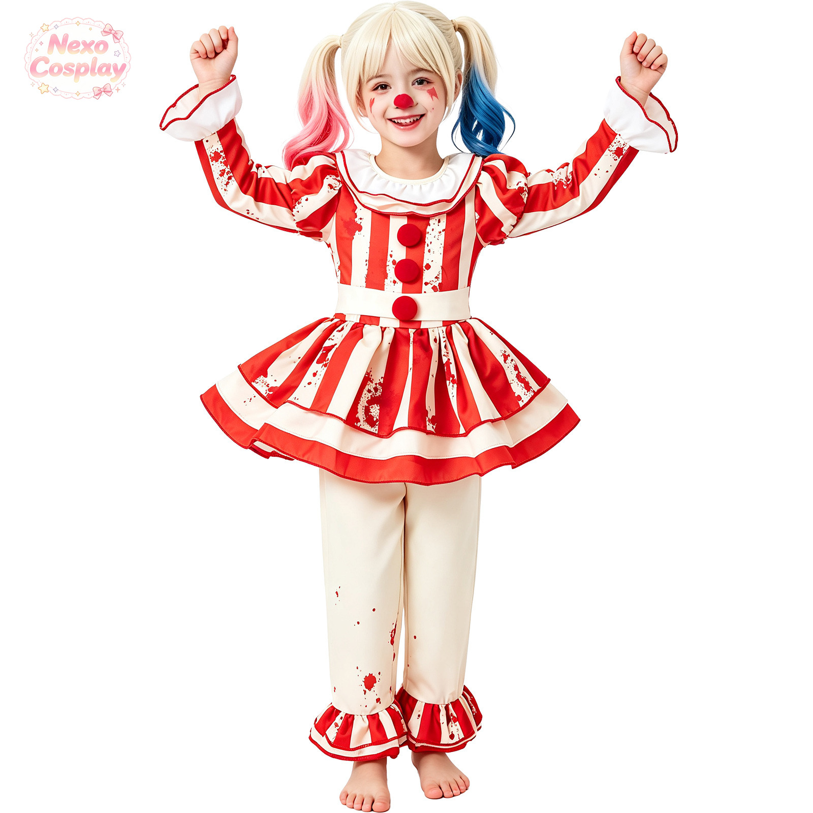 Disfraz de Payaso de Terror a  - Anime Cosplay Kid reseña y precio