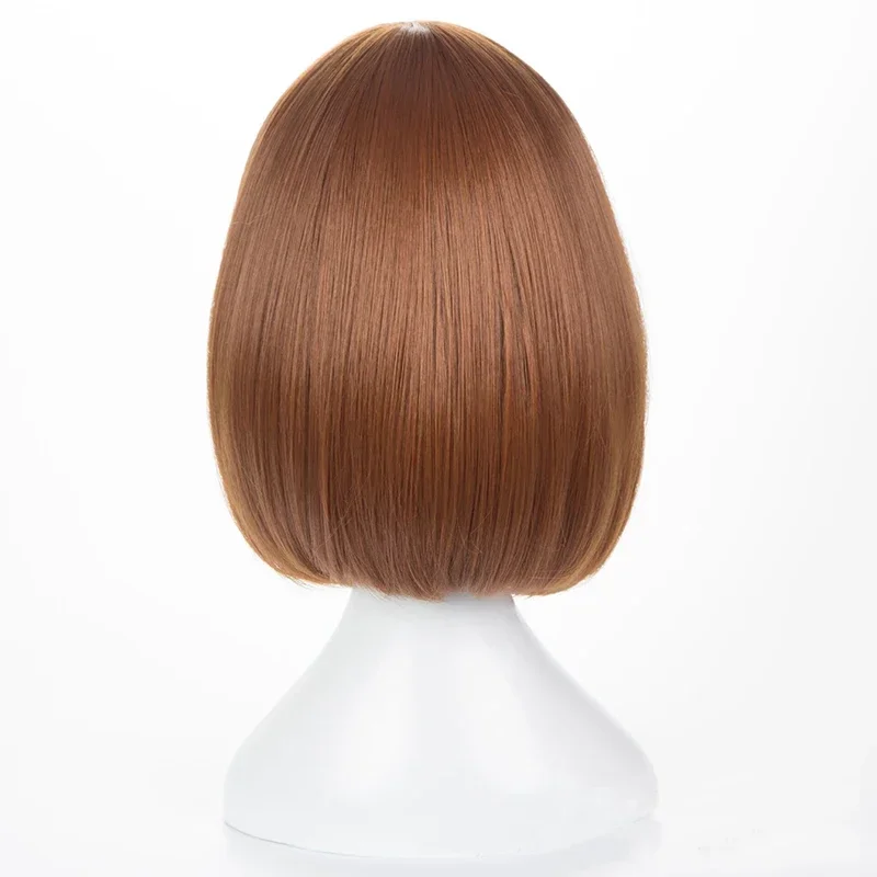 Peluca Corta Marrón Estilo Bob - Anime Cosplay Website reseña y precio