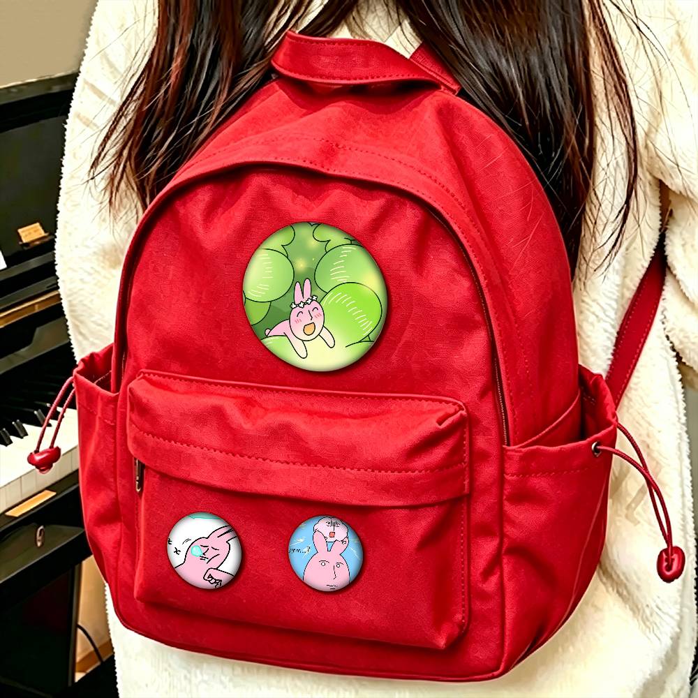 Pin de Esmalte Redondo de Myfr - Anime Cosplay Meme reseña y precio