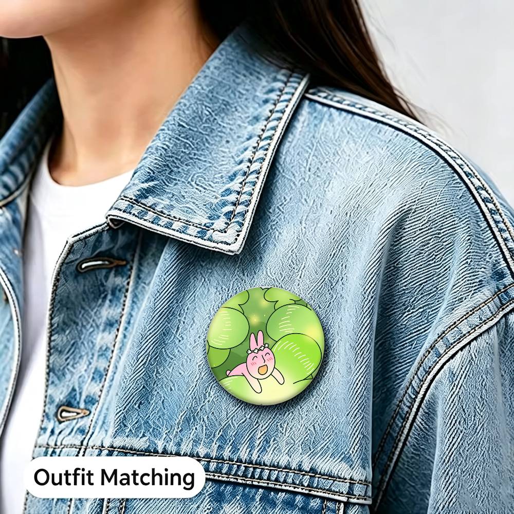 Pin de Esmalte Redondo de Myfr - Anime Cosplay Meme reseña y precio