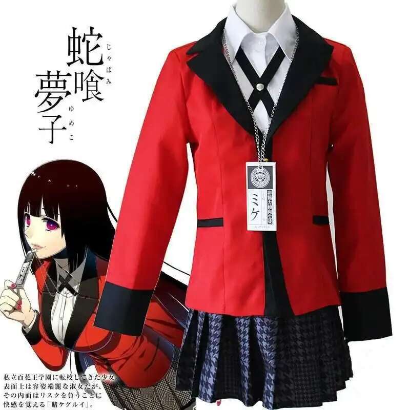 Disfraz de Anime Kakegurui Jab - Anime Cosplay Japanese Girl reseña y precio