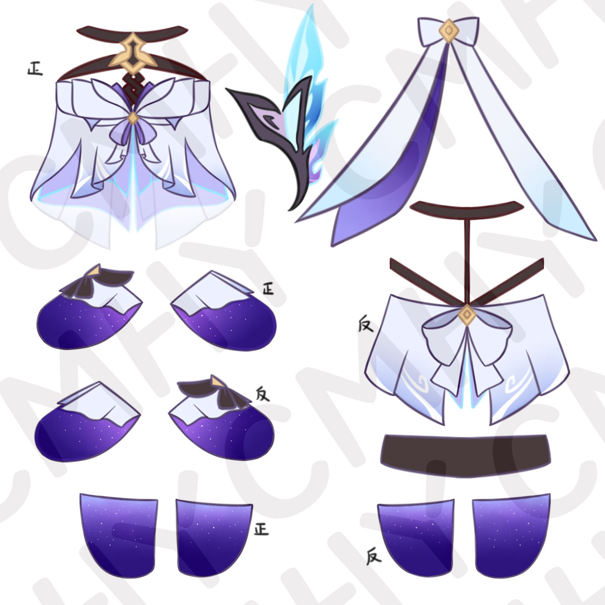 Juego Genshin Impact Skirk gat - Anime Cosplay Dresses reseña y precio