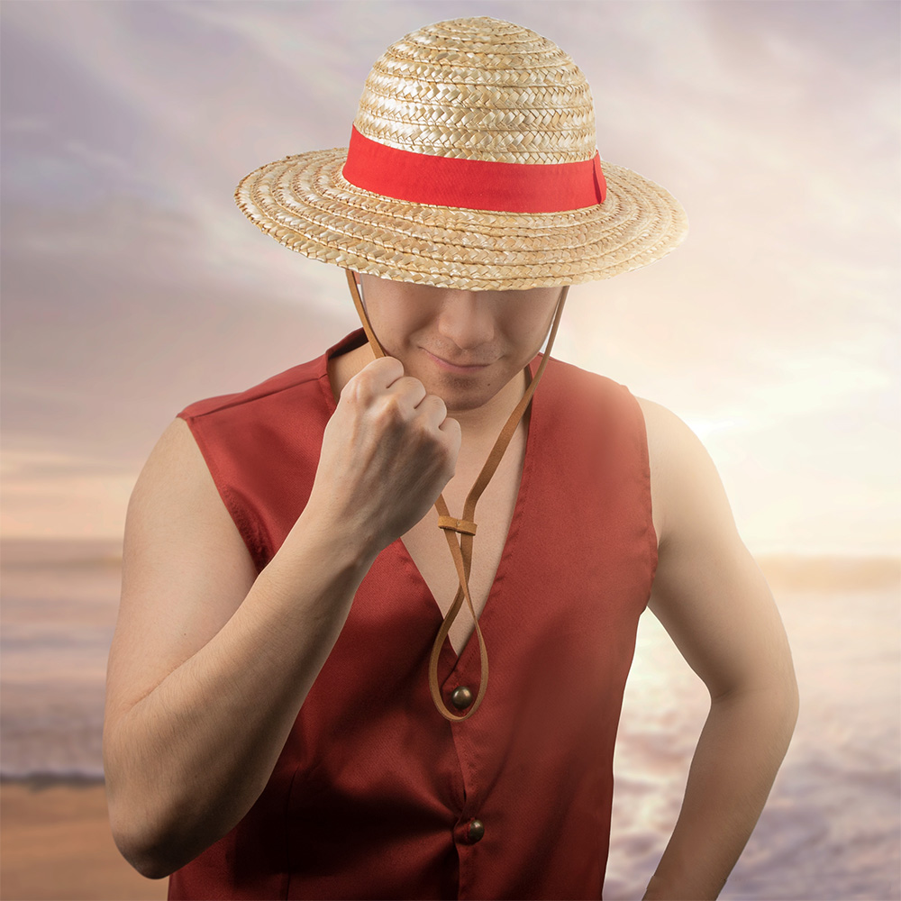1 Pieza, Sombrero de Paja de L - Anime Cosplay Netflix reseña y precio