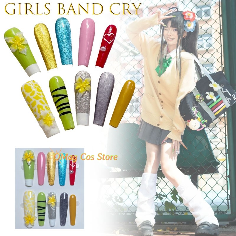 Uñas Postizas con Diseño de Oj - Anime Cosplay Japanese Girl reseña y precio