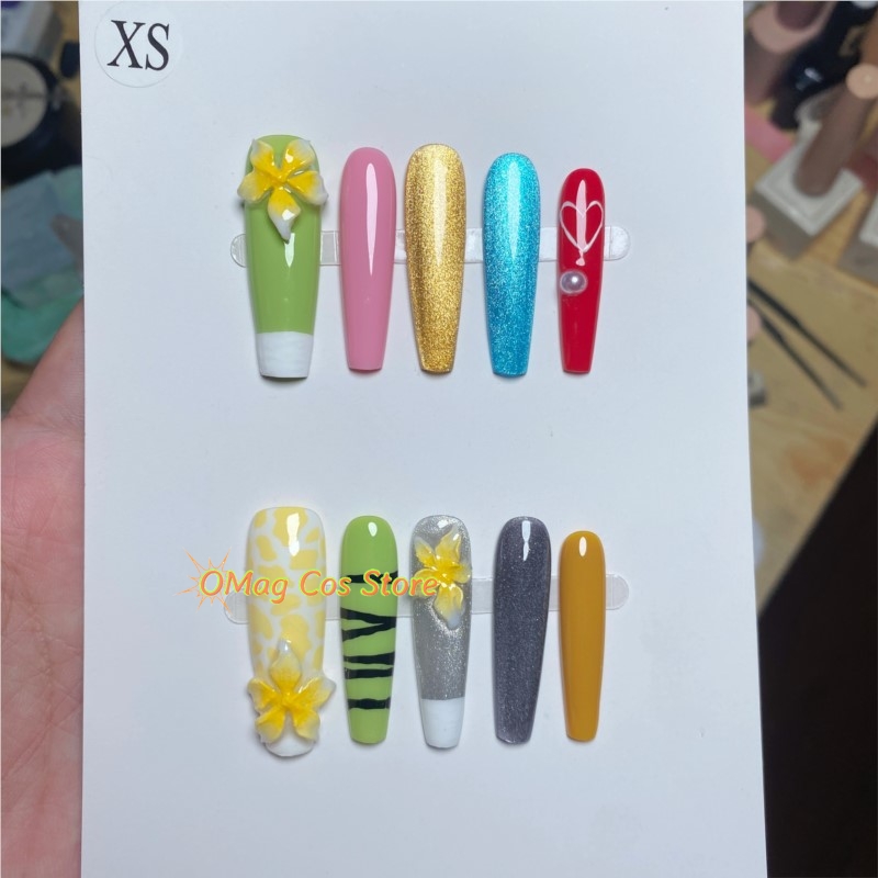Uñas Postizas con Diseño de Oj - Anime Cosplay Japanese Girl reseña y precio