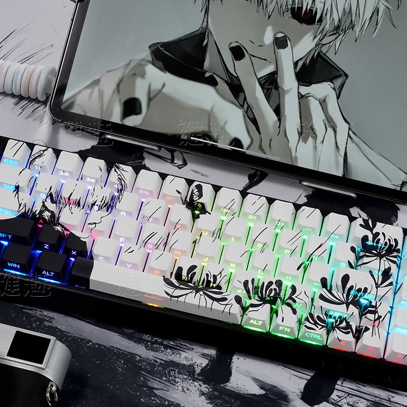 Teclas temáticas Kaneki Ken de - Tokyo Ghoul Mask reseña y precio