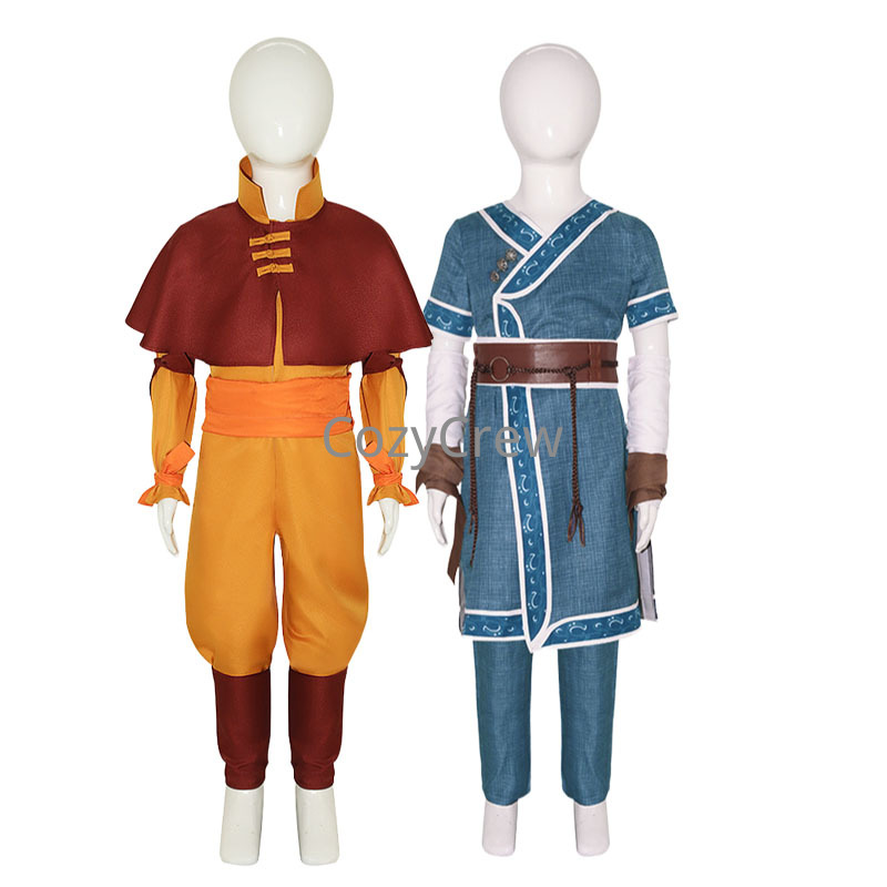 Disfraz de Cosplay de Aang y K - Anime Cosplay Netflix reseña y precio