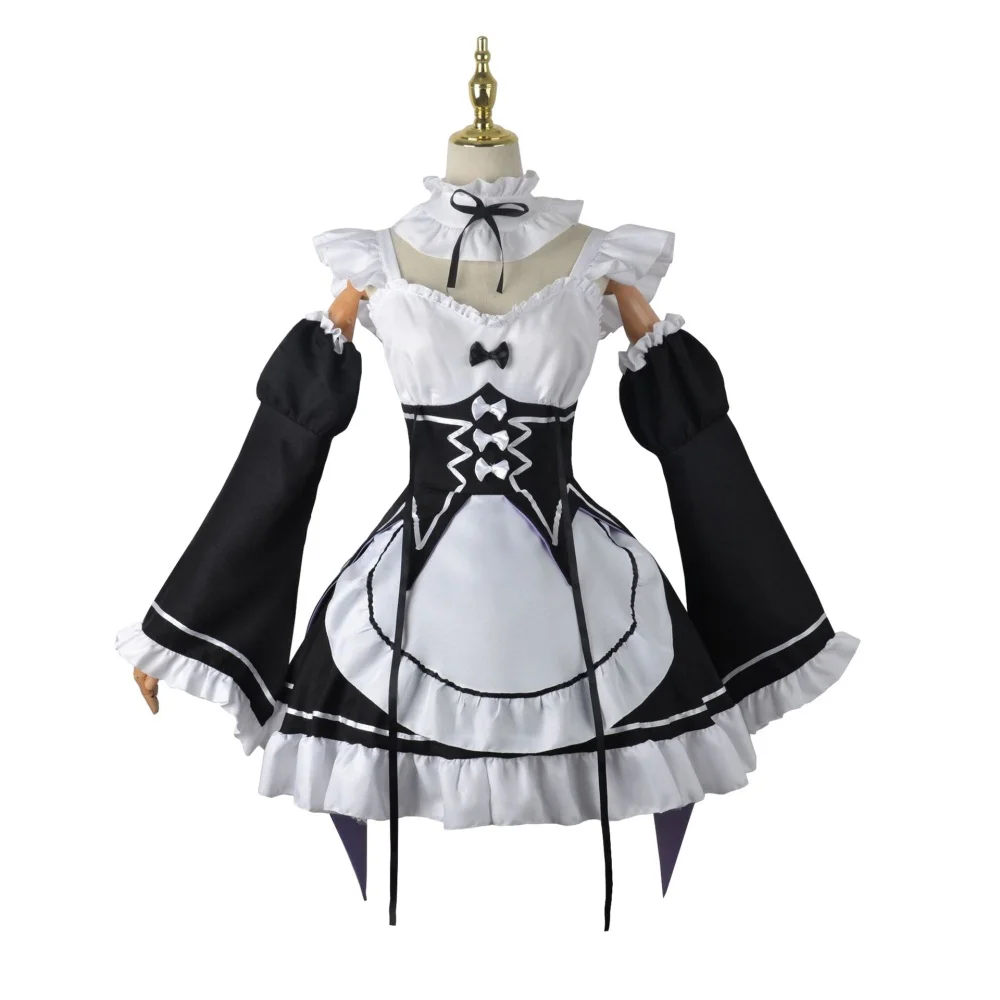 Disfraz de Anime Ram Rem Maid  - Anime Cosplay Live reseña y precio