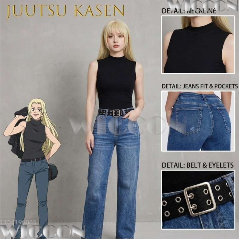Peluca de Cosplay de Juujutsu  - Cosplay Anime Yuki reseña y precio